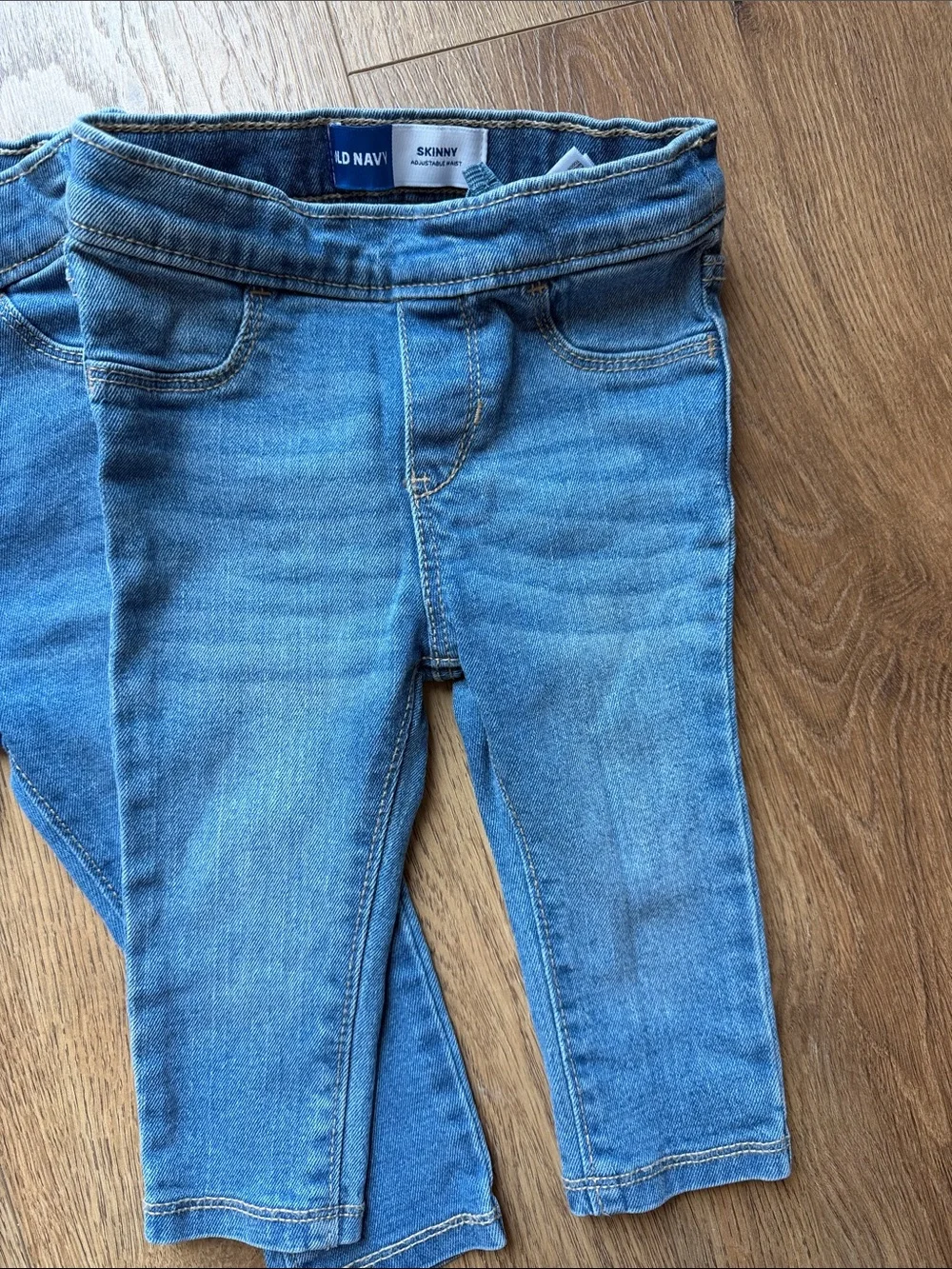 Old Navy Blue Toddler Skinny Denim Leggings - 2 Pack, 12-18 M and 18-24 M